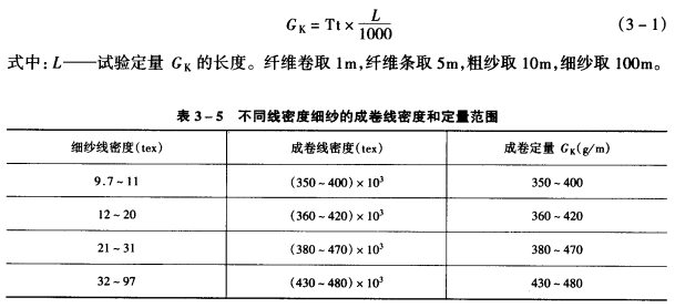 纺纱工艺参数的选择线密度并合数和牵伸倍数的选择